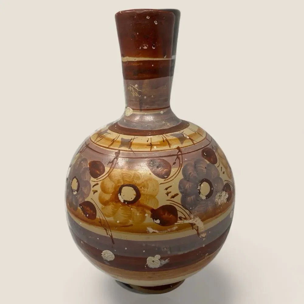 Vintage Studio Pottery Vase 13” Large 70s MCM Boho Earth Tone - Picture 3 of 6